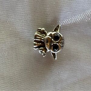 Pandora Yoda Charm Black Eye Accents